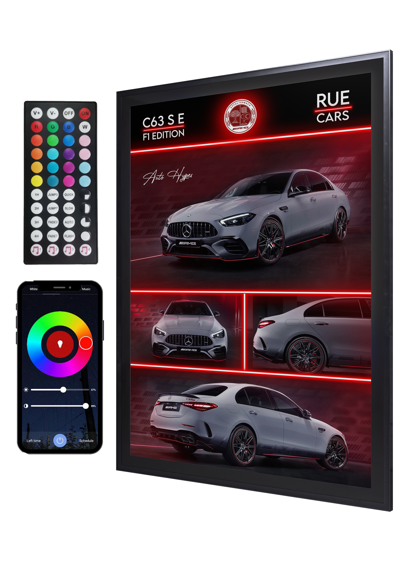 Custom Car Canvas LED 2D